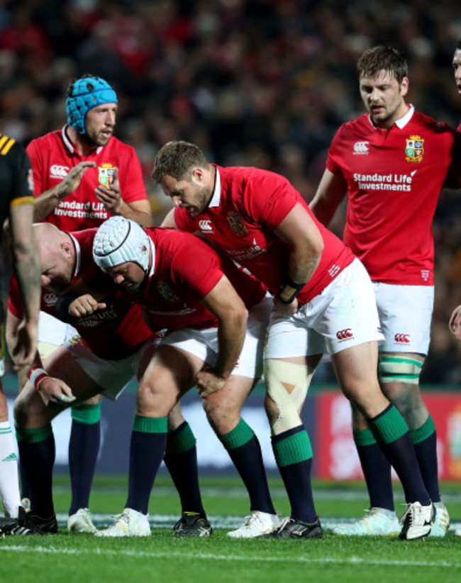 Dan Cole, Rory Best and Allan Dell