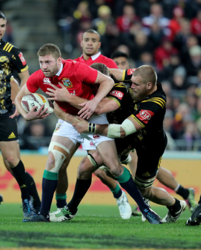 Finn Russell with Brad Shields