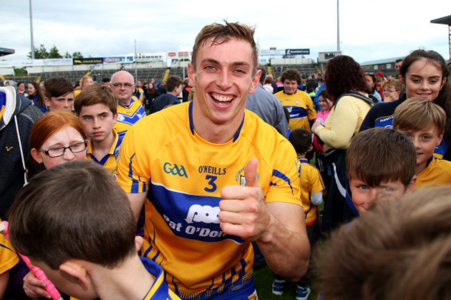 David McInerney celebrates after the game