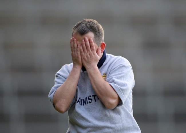 Davy Fitzgerald shows the strain