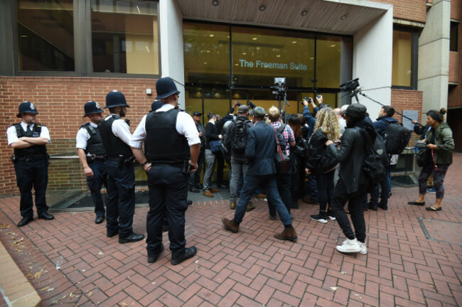 Tower block fire in London