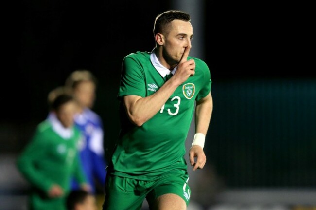 Dylan Connolly celebrates