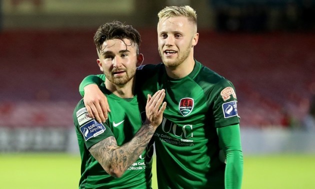 Sean Maguire and Kevin O’Connor celebrate winning