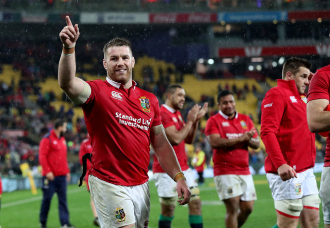 Sean O'Brien celebrates winning