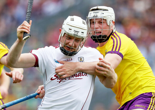 Joe Canning with Liam Ryan