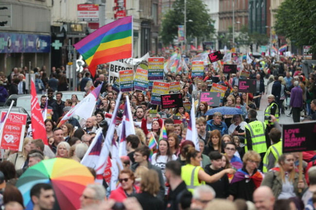 Belfast sex marriage rally