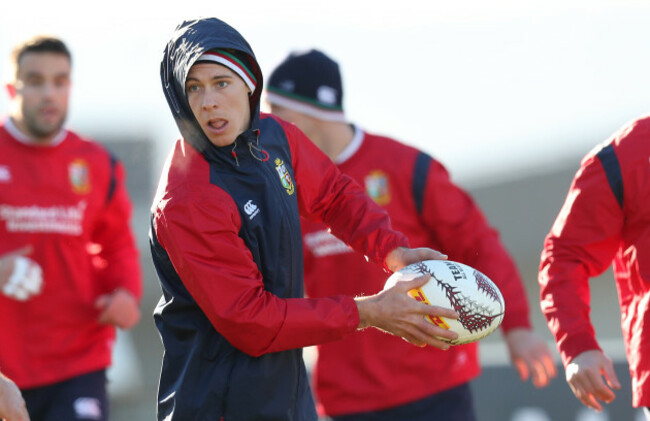 British and Irish Lions Liam Williams during training