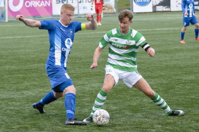 Baldur Sigurdsson with Ronan Finn