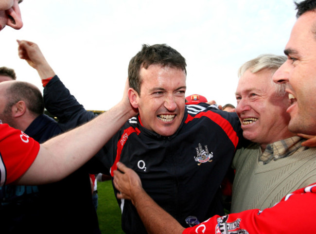 Donal Og Cusack celebrates at the final whistle