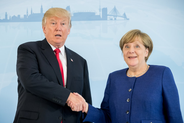 G20 Summit - Merkel and Trump meeting