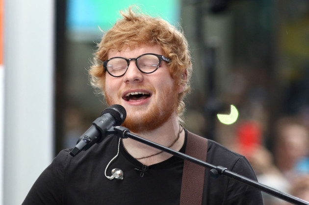 Ed Sheeran at The NBC Concert Series in New York City