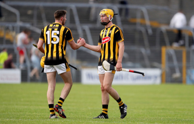 Richie Leahy with Billy Ryan after the game