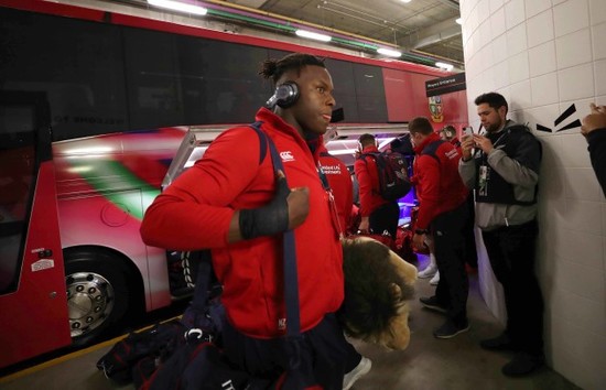 Maro Itoje arrives , BIL