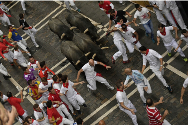 Spain Running of the Bulls