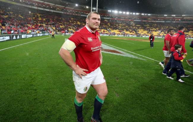 Jack McGrath celebrates after the game