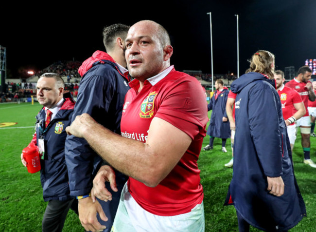 Rory Best celebrates winning