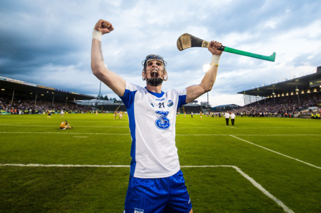 Maurice Shanahan celebrates after the game