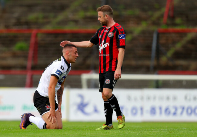 Dylan Connolly with Keith Ward