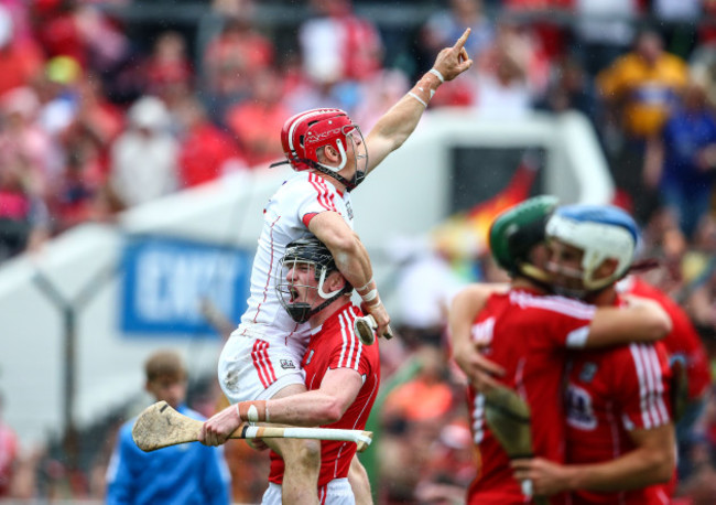 Anthony Nash and Damian Cahalane celebrate