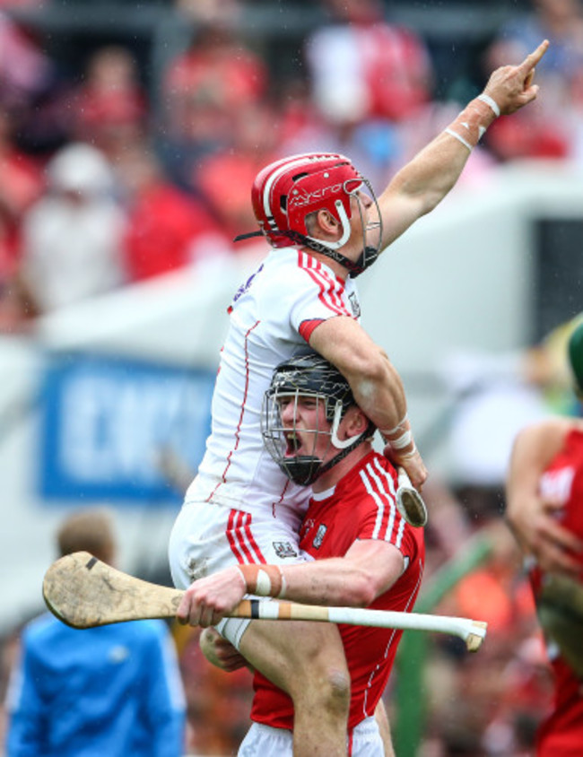 Anthony Nash and Damian Cahalane celebrate