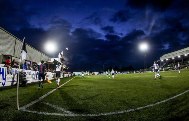 A view of Oriel Park, Dundalk