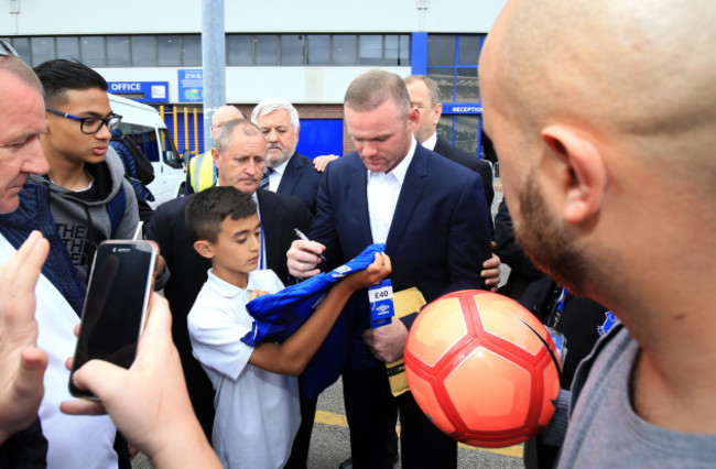 Wayne Rooney Press Conference - Goodison Park