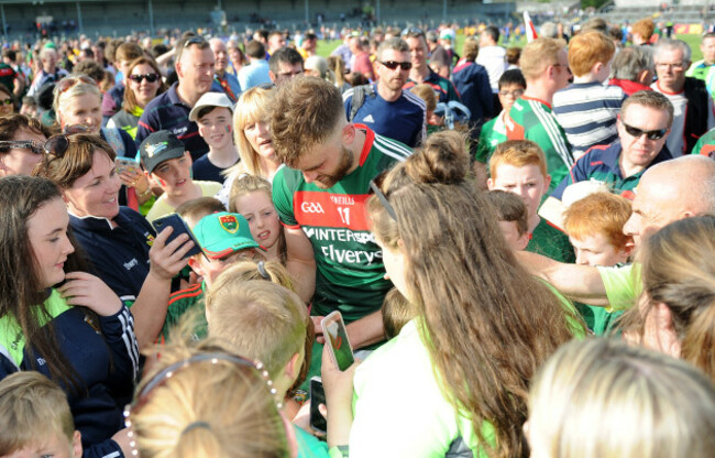 Aidan O'Shea signs autographs