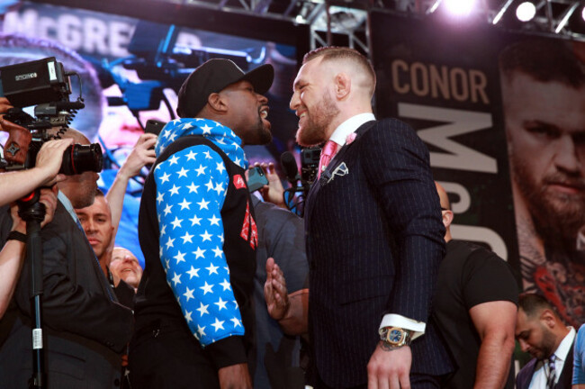 Mayweather-McGregor Los Angeles World Press Tour