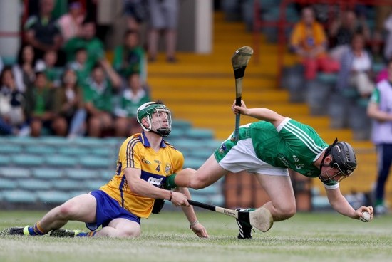 Peter Casey on his way to scoring despite Conor O’Halloran