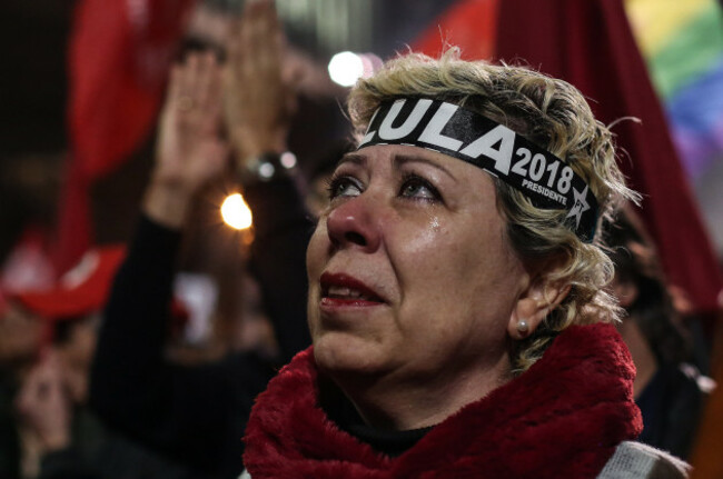 BRAZIL-SAO PAULO-FORMER PRESIDENT-PROTEST
