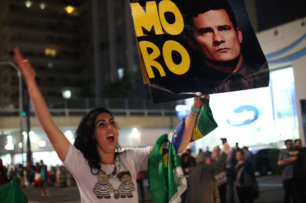 BRAZIL-SAO PAULO-FORMER PRESIDENT-PROTEST