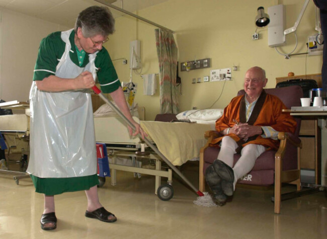 London Hosptial clean-up
