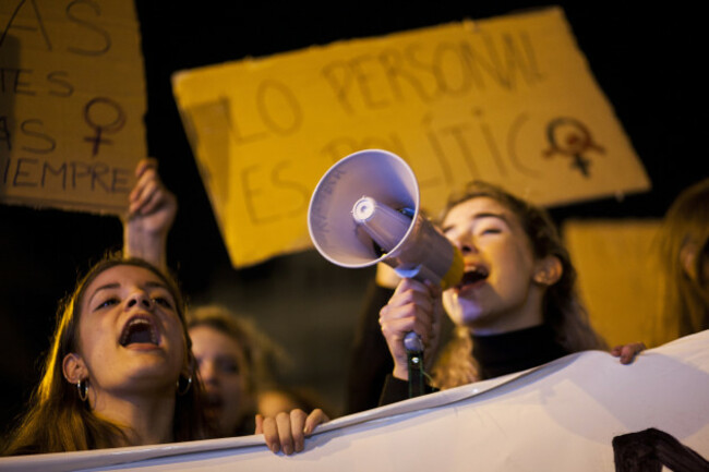 Spain: International Women's Day 2017 in Barcelona