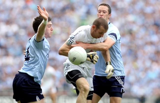 Paddy Andrews and Barry Cahill with Ronan Sweeney