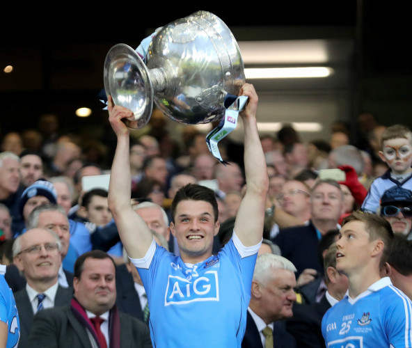 Eric Lowndes lifts The Sam Maguire