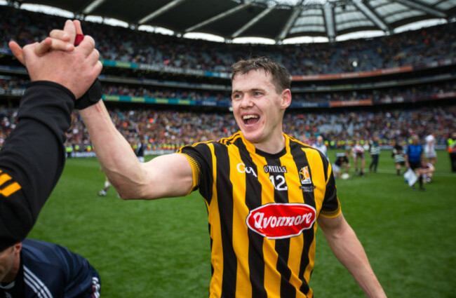 TJ Reid celebrates after the match