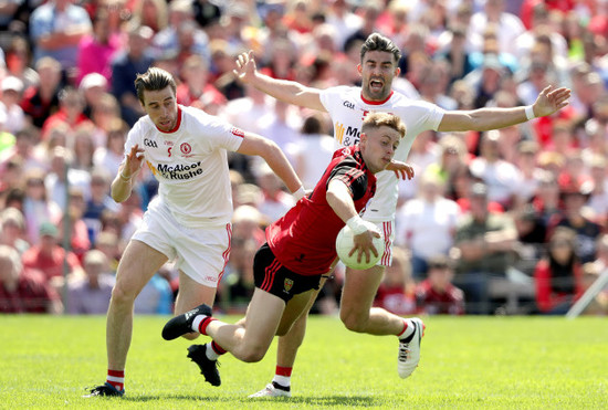 Jerome Johnston with Conal McCann and Tiernan McCann