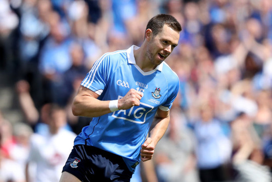 Dublin&rsquo;s James McCarthy celebrates scoring his sides second goal