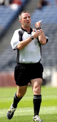 Referee Jason O'Mahony