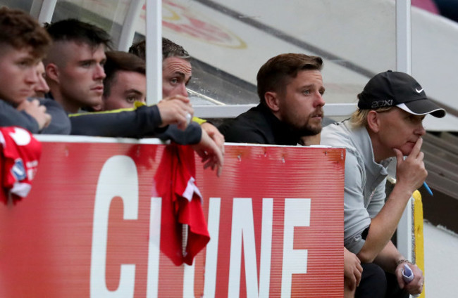 Liam Buckley watches on