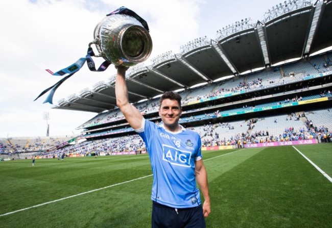 Bernard Brogan celebrates after the game