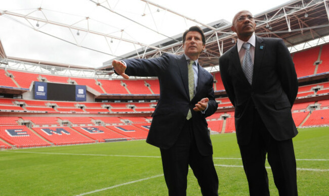 Lord Sebastien Coe and Frankie Fredericks File Photo