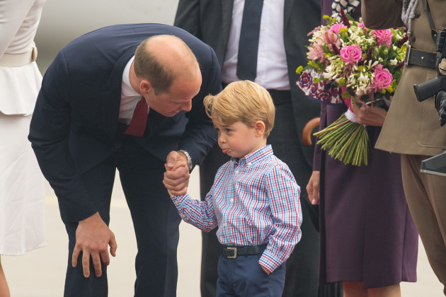 Royal visit to Poland - Day One