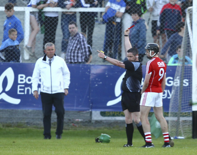 Darragh Fitzgibbon is sent off