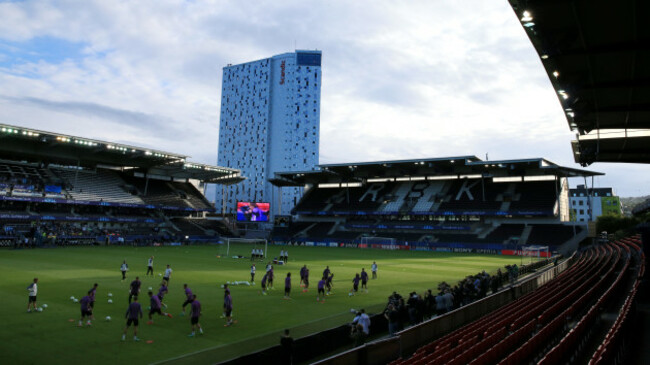 Real Madrid v Sevilla - UEFA European Super Cup - Real Madrid Training Session - Lerkendal Stadion