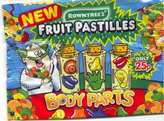 Body Parts (Rowntrees)