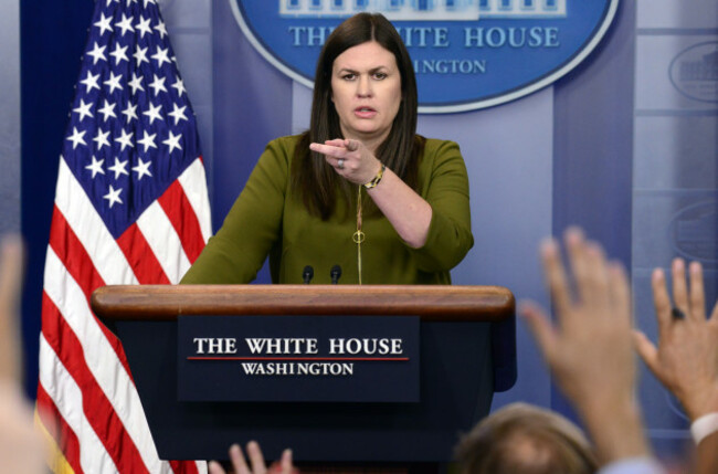 DC: Sarah Huckabee Sanders Daily Briefing