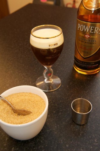 Irish coffee ingredients