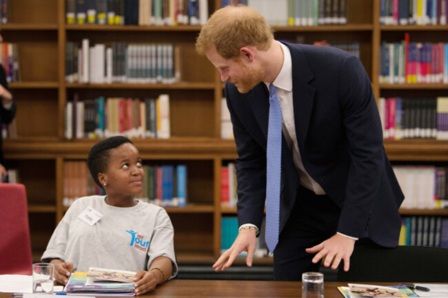 Prince Harry visits School of Hygiene and Tropical Medicine