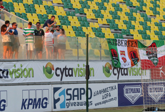 Cork City fans before the game